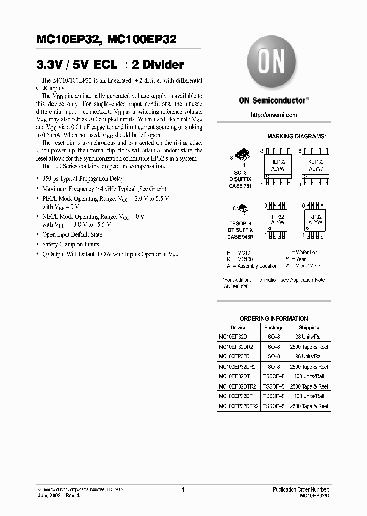 MC10EP32-D_1634841.PDF Datasheet