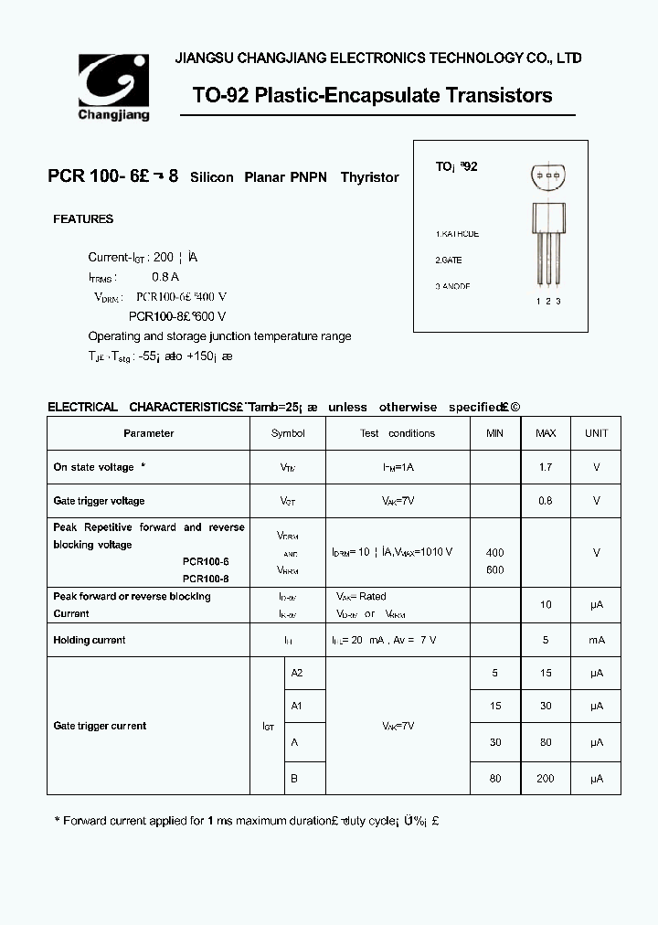 PCR100-6-8_1039605.PDF Datasheet