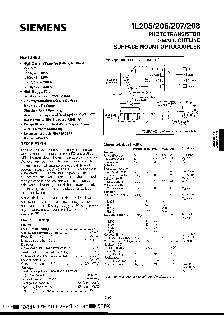 IL208T_1036245.PDF Datasheet
