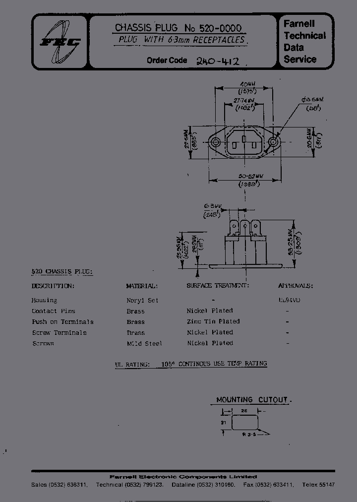 520-0000-95_1040143.PDF Datasheet
