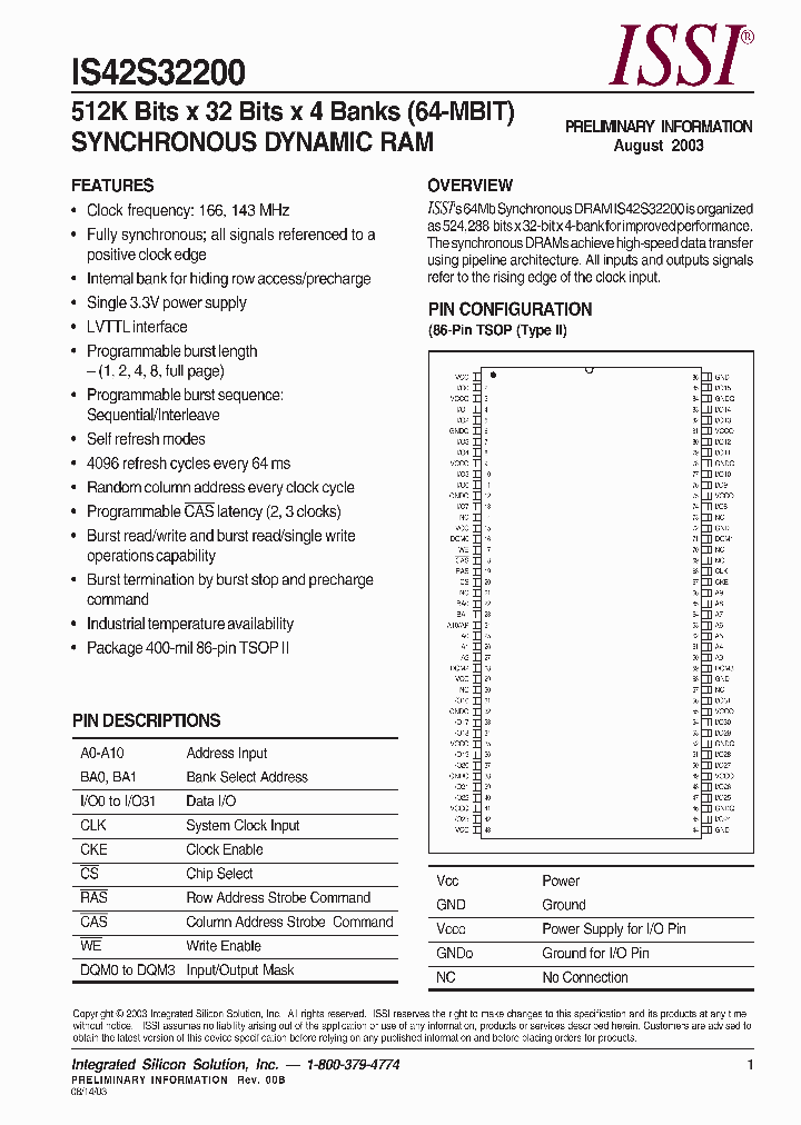 IS42S32200-6T_1039790.PDF Datasheet
