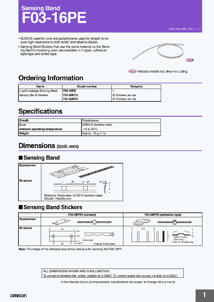 F03-26PES_1642731.PDF Datasheet
