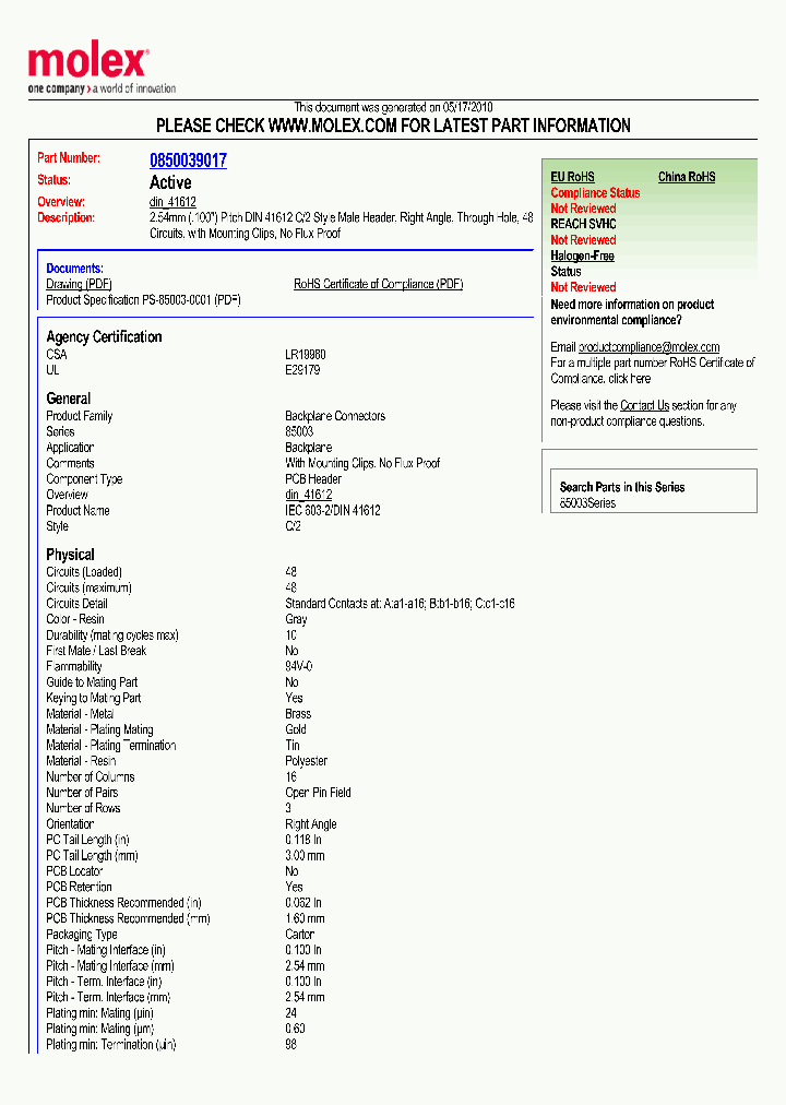 85003-9017_1643092.PDF Datasheet