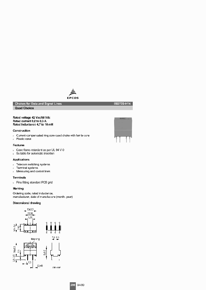 B82720-H14_1027690.PDF Datasheet