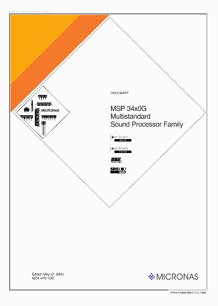 MSP3460G_1633910.PDF Datasheet