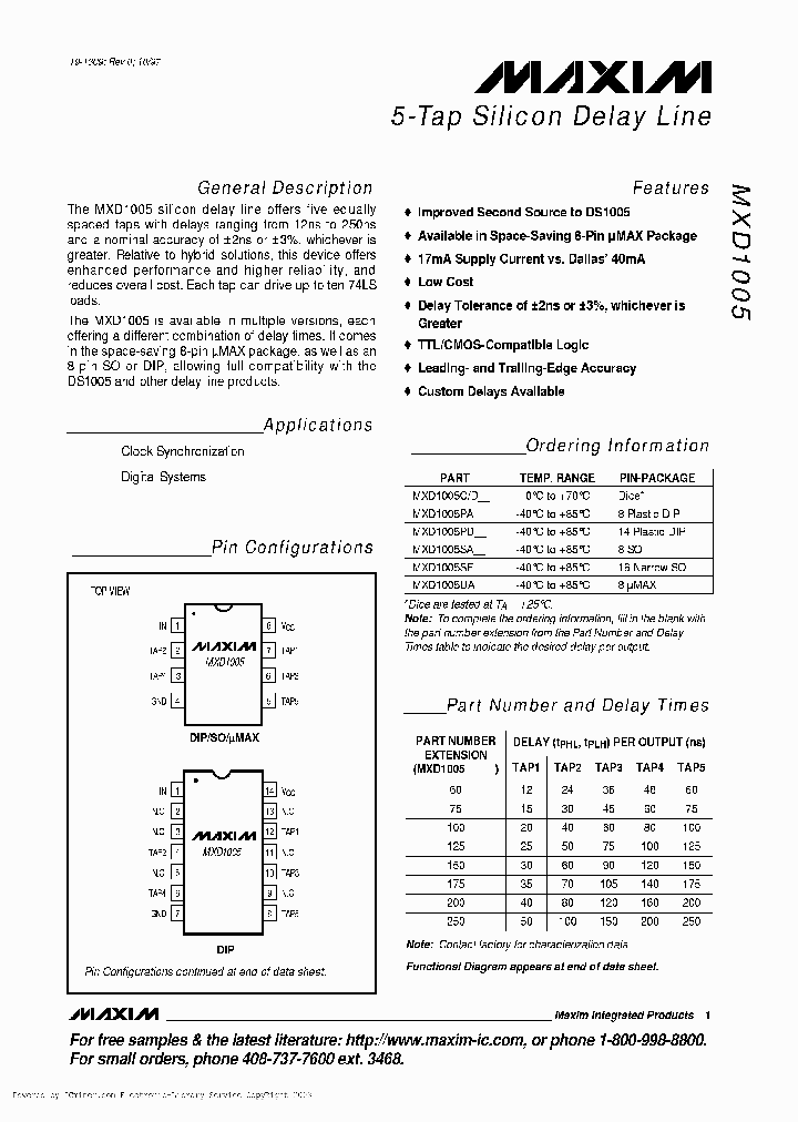 MXD1005SE150_1043740.PDF Datasheet