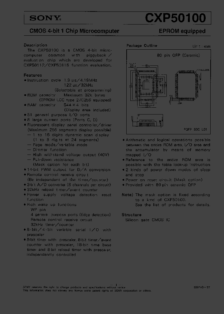 CXP50100-U01Q_1043340.PDF Datasheet