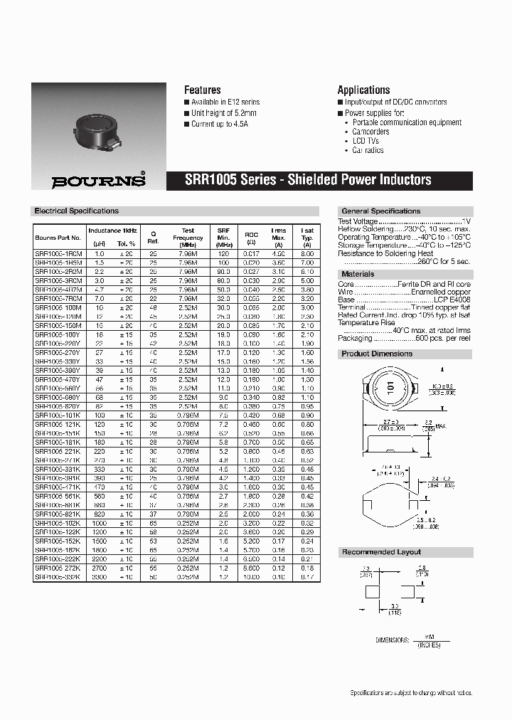 SRR1005-821K_1044243.PDF Datasheet