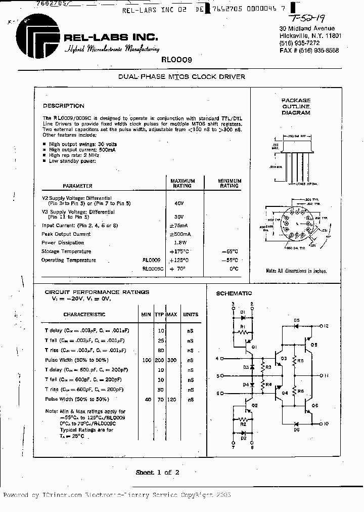RL0009_1043872.PDF Datasheet
