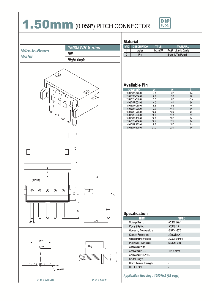 15005WR_1044249.PDF Datasheet