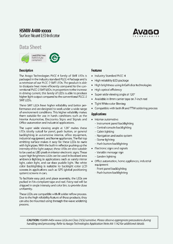 HSMW-A400-U00M2_1043346.PDF Datasheet