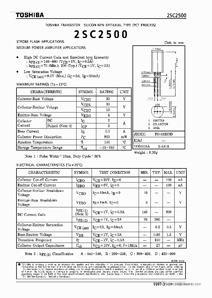 C2500_1641556.PDF Datasheet