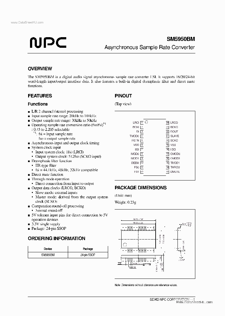 SM5950BM_1641349.PDF Datasheet
