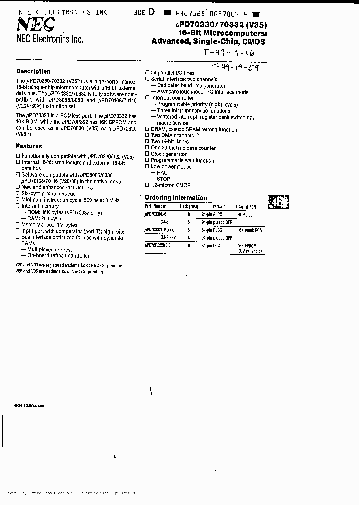 UPD70330GJ-8_1047081.PDF Datasheet