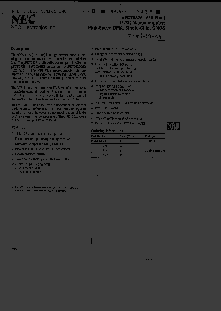 UPD70325GJ-10_1047015.PDF Datasheet