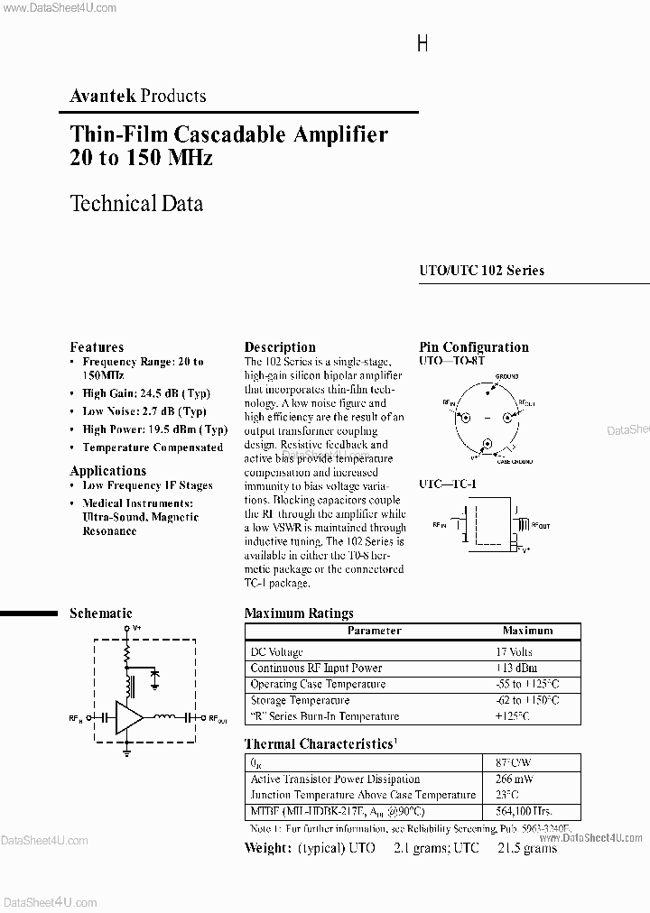 UTO-102_1644564.PDF Datasheet