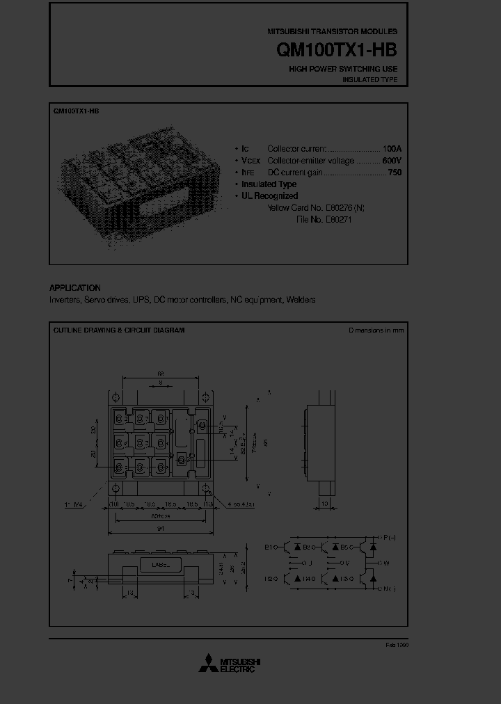 QM100TX1HB_1044525.PDF Datasheet