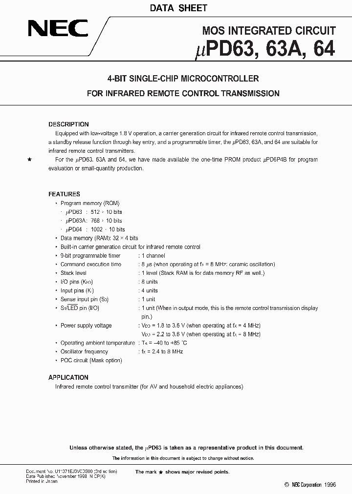 UPD63GS-XXX_1049495.PDF Datasheet