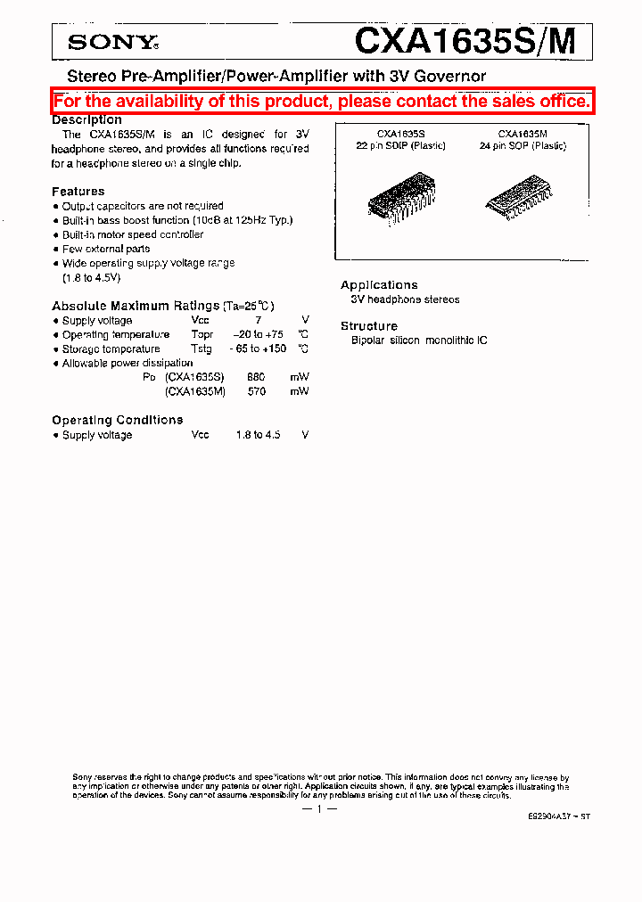 CXA1635SM_1048371.PDF Datasheet