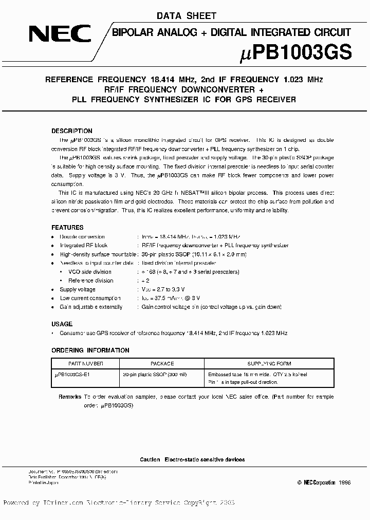 UPB1003GS-E1_1049433.PDF Datasheet