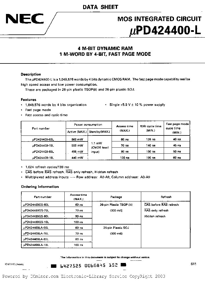 UPD424400GS-10L_1049194.PDF Datasheet