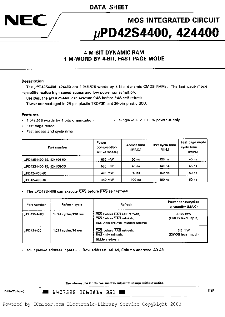 UPD424400GS-10_1049190.PDF Datasheet