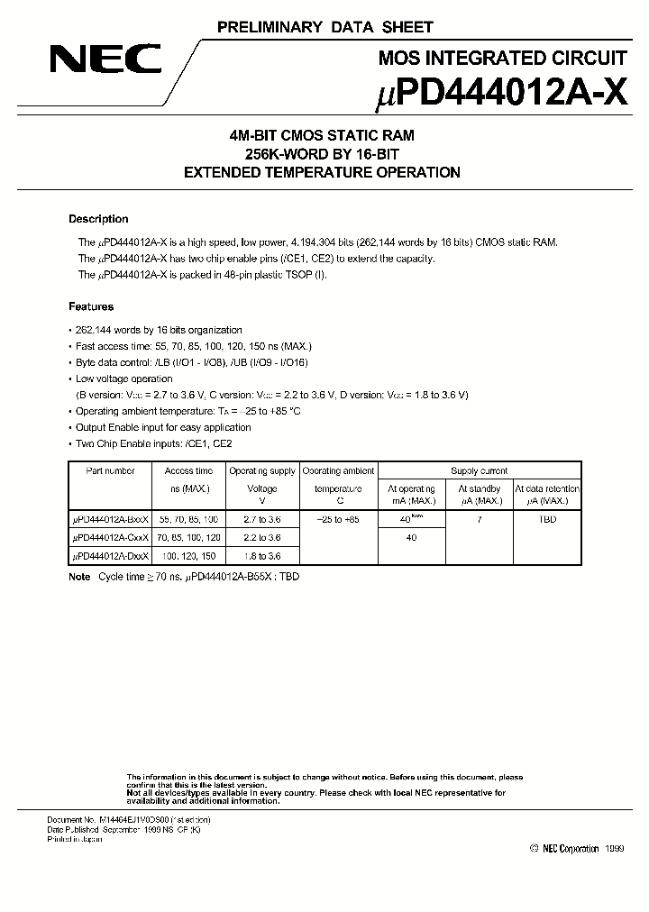 UPD444012AGY-D12X-MKH_1053296.PDF Datasheet