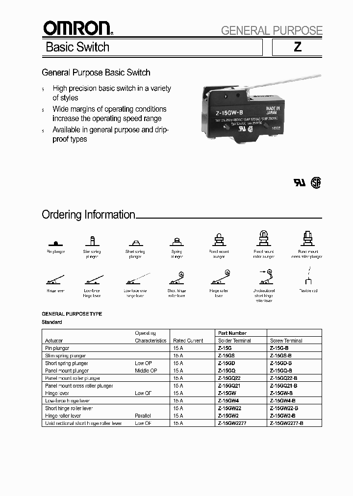 Z-15GW-B_1052707.PDF Datasheet