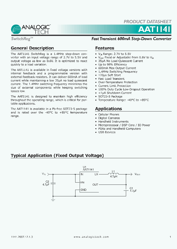 AAT1141IGV-06-T1_1050631.PDF Datasheet