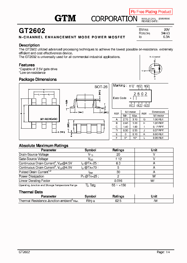 GT2602_1050063.PDF Datasheet