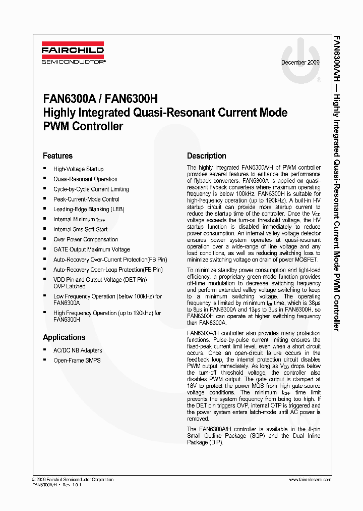 FAN6300AMY_1650119.PDF Datasheet