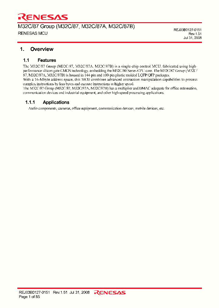 M30878MJA-XXXGP_1650485.PDF Datasheet