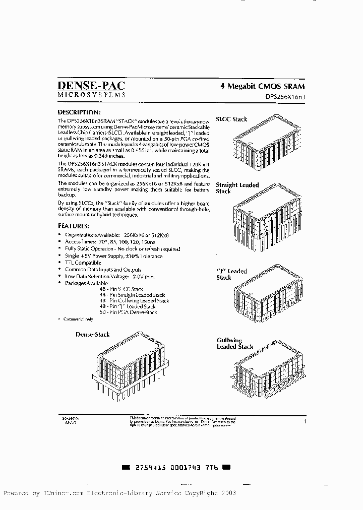 DPS256X16H3-12B_1059755.PDF Datasheet