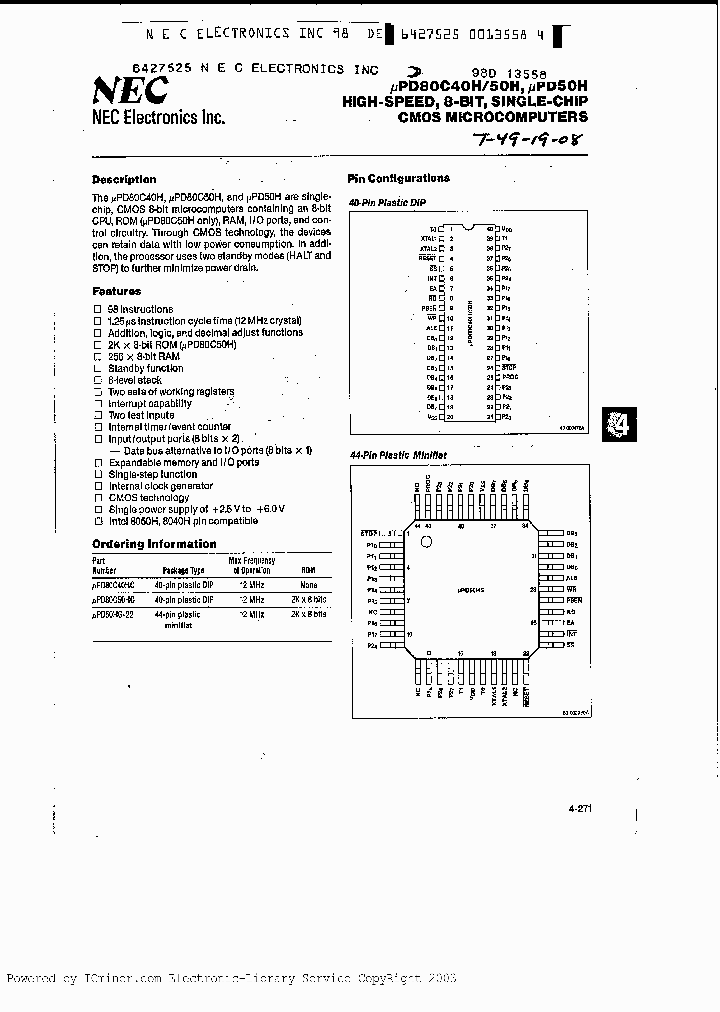UPD50HG22_1058300.PDF Datasheet