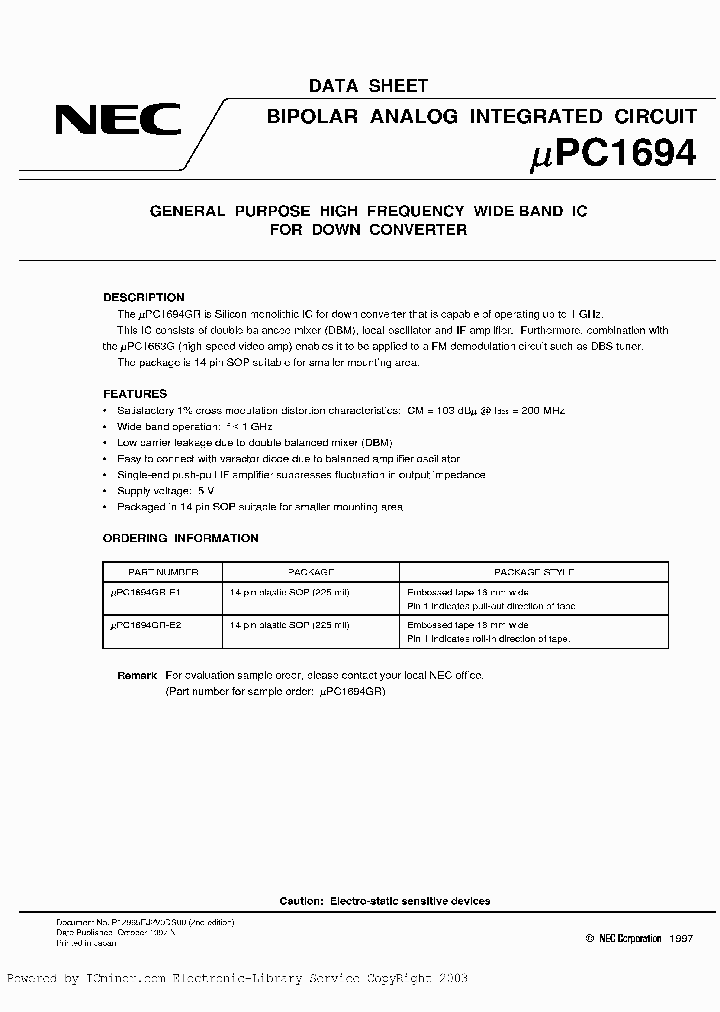 UPC1694GR-E2_1048809.PDF Datasheet