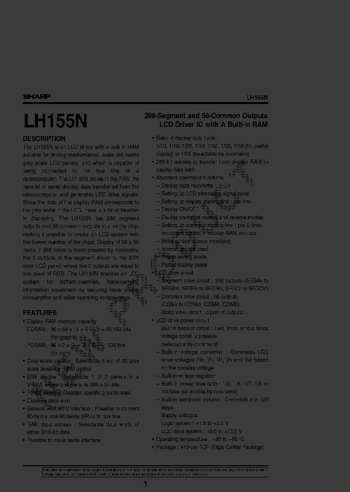 LH155N_1058849.PDF Datasheet
