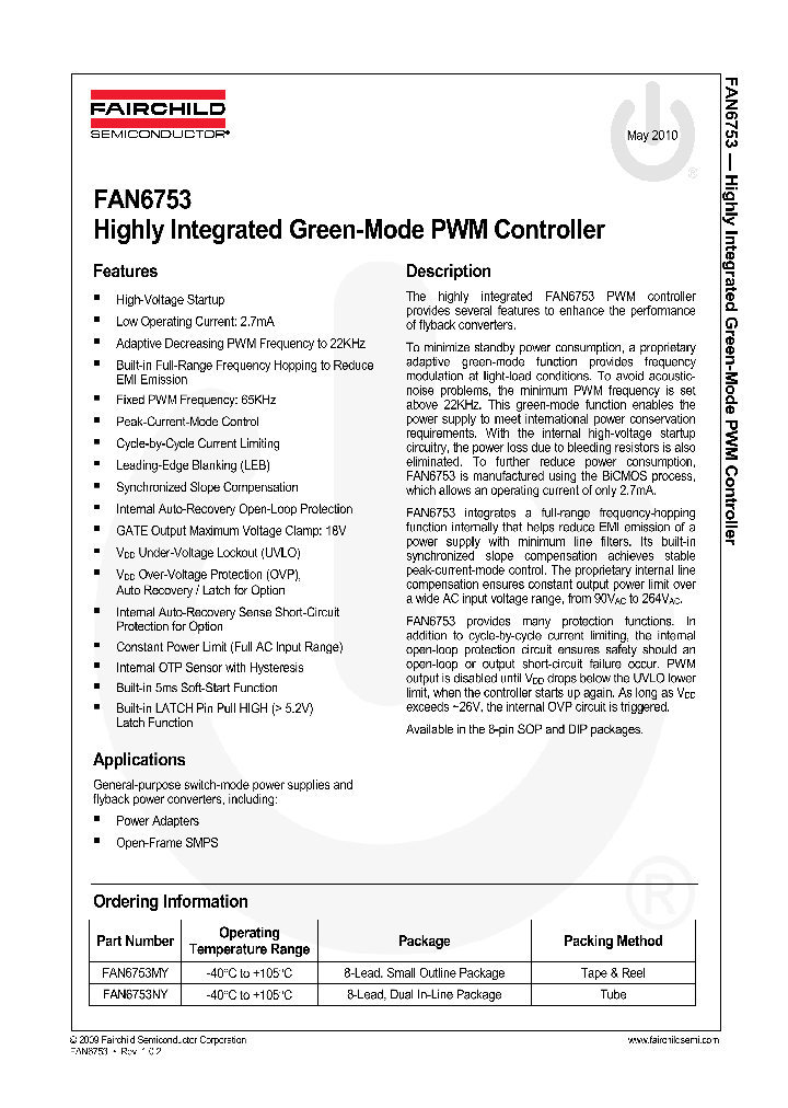 FAN6753NY_1061433.PDF Datasheet