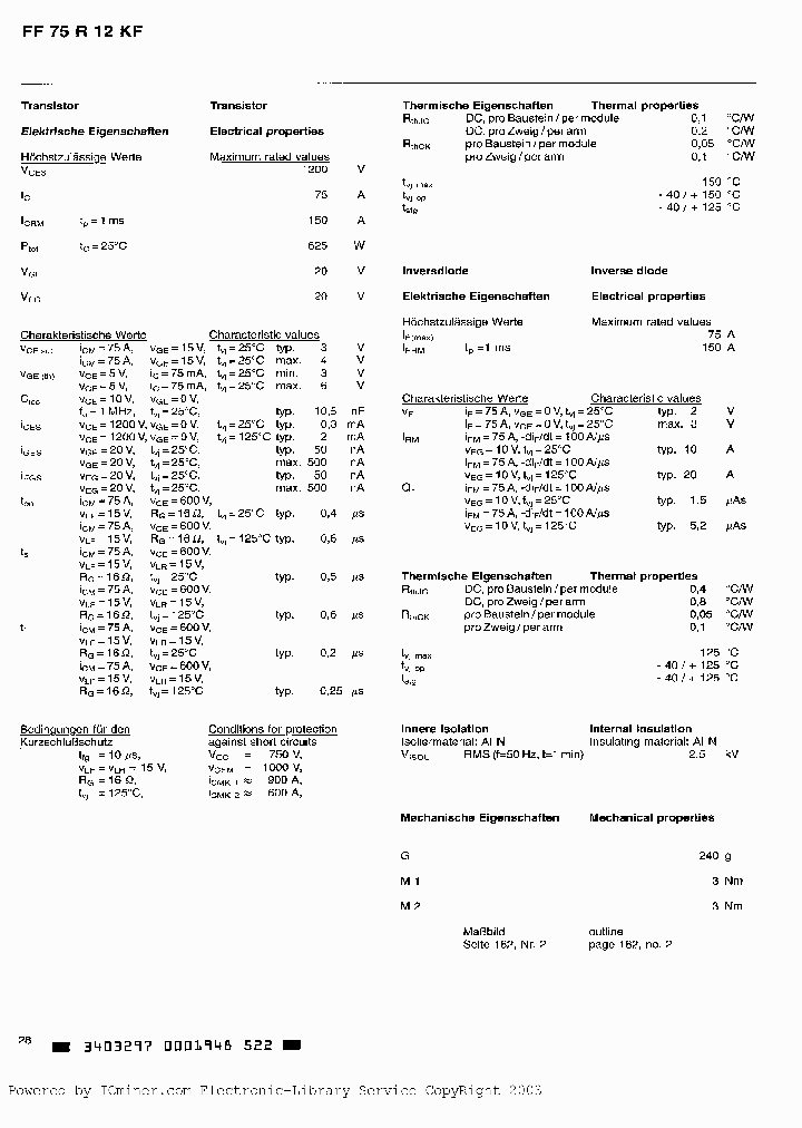 FF75R12KF_1062539.PDF Datasheet