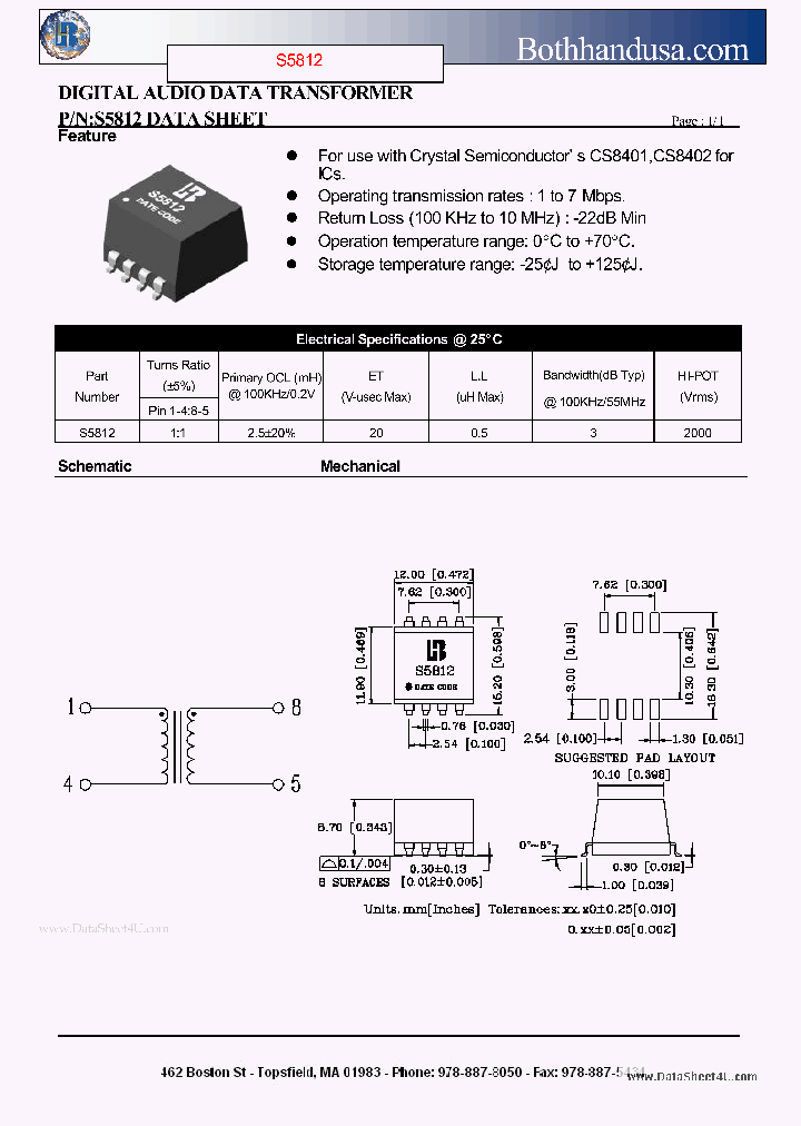 S5812_1643014.PDF Datasheet