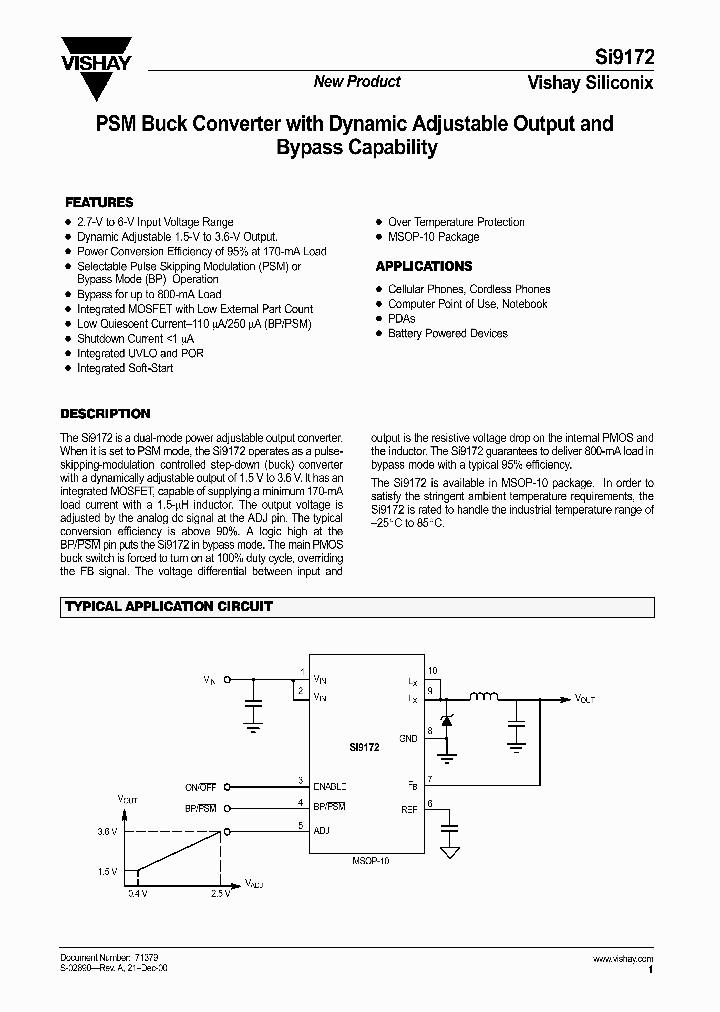SI9172BH-T1_1057812.PDF Datasheet