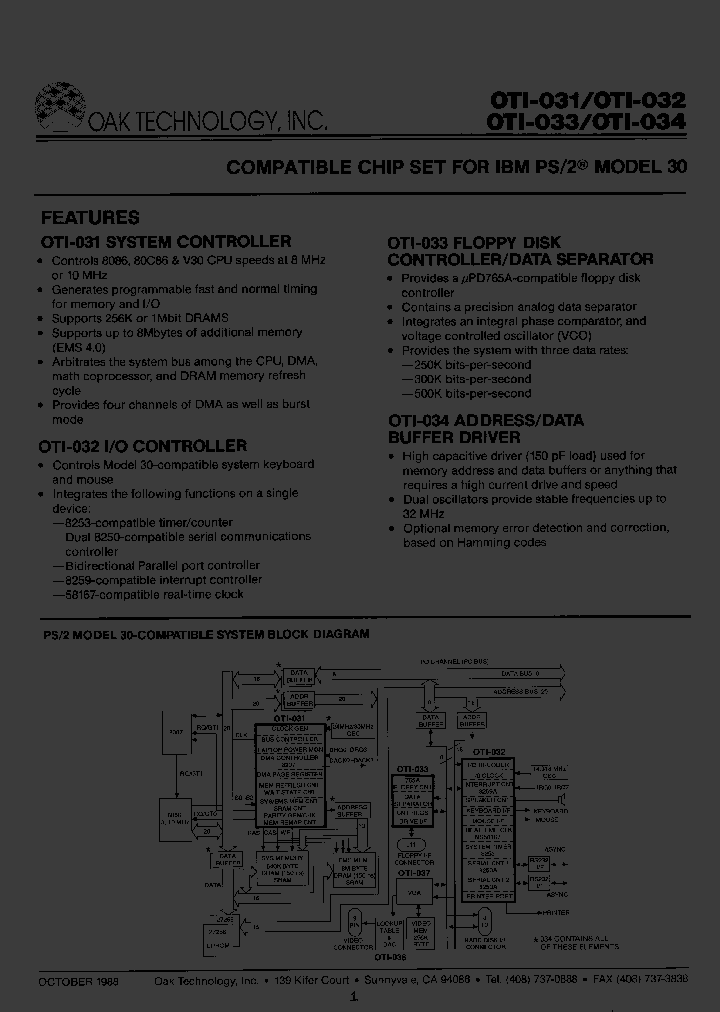 OTI-033_1063321.PDF Datasheet