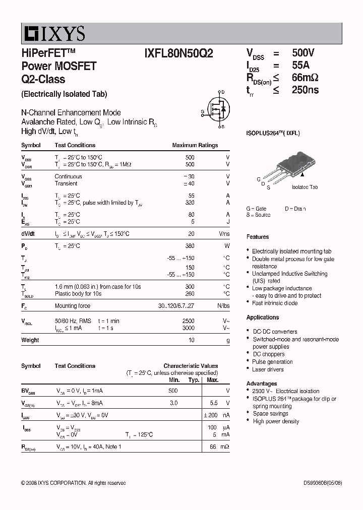 IXFL80N50Q2_1652418.PDF Datasheet
