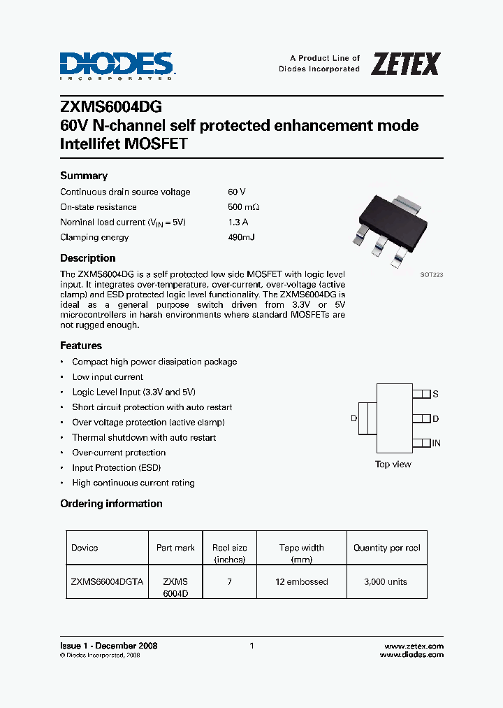 ZXMS6004DGTA_1068350.PDF Datasheet