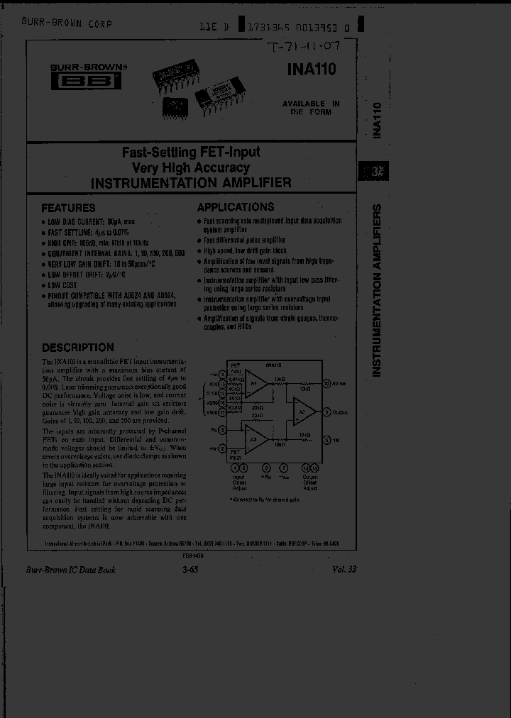 INA110KU-BI_1070222.PDF Datasheet