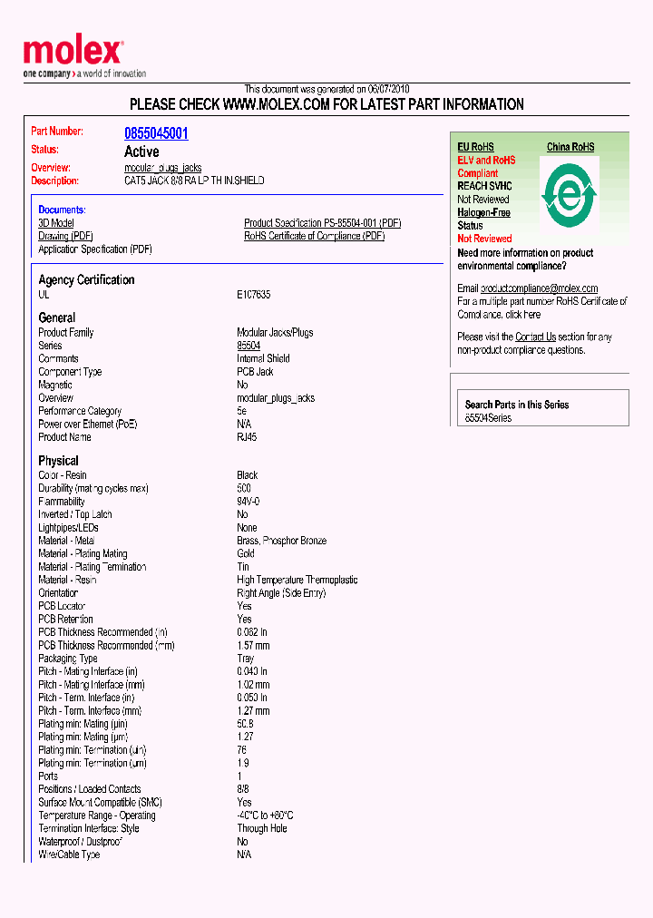 85504-5001_1654256.PDF Datasheet