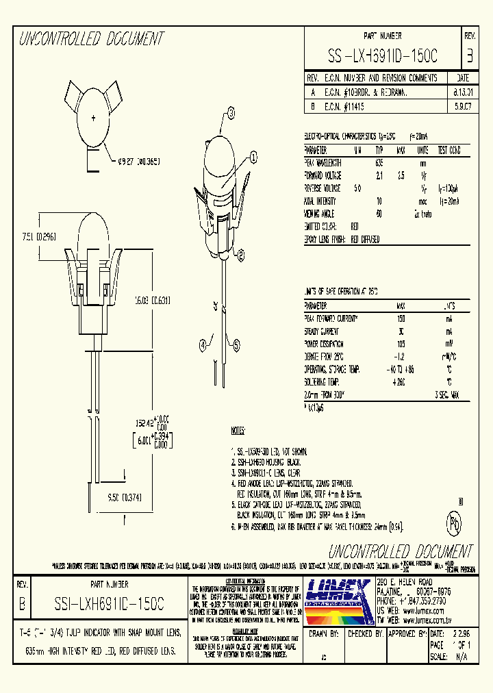 SSI-LXH691ID-150C_1066842.PDF Datasheet