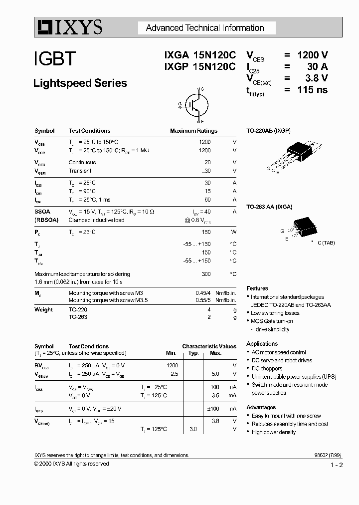 IXGA15N120C_1070663.PDF Datasheet