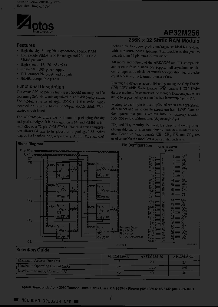 AP32M256M7-25_1072605.PDF Datasheet