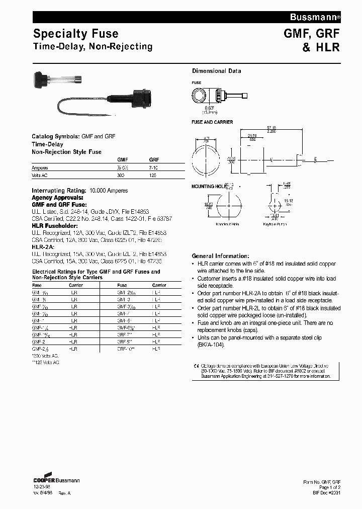 GMF-12_1074235.PDF Datasheet