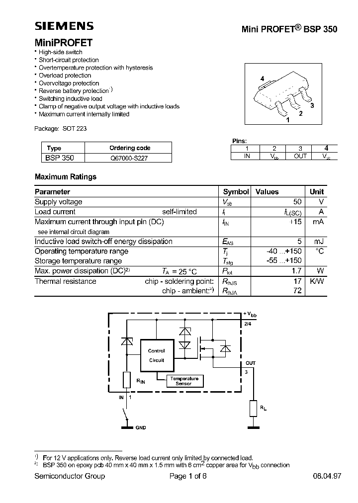 BSP350_1075168.PDF Datasheet